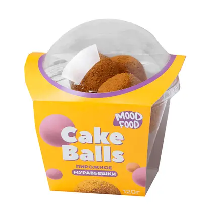 Изображение товара Пирожное Муравьешки Cake Balls 120г вкусное натуральное лакомство