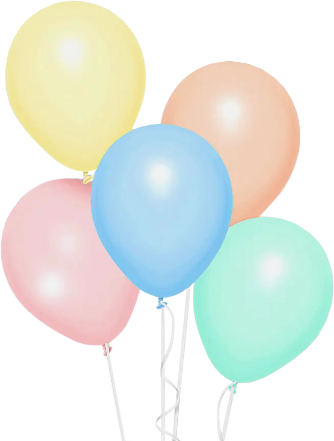Шары воздушные Пакетико пастель 10шт