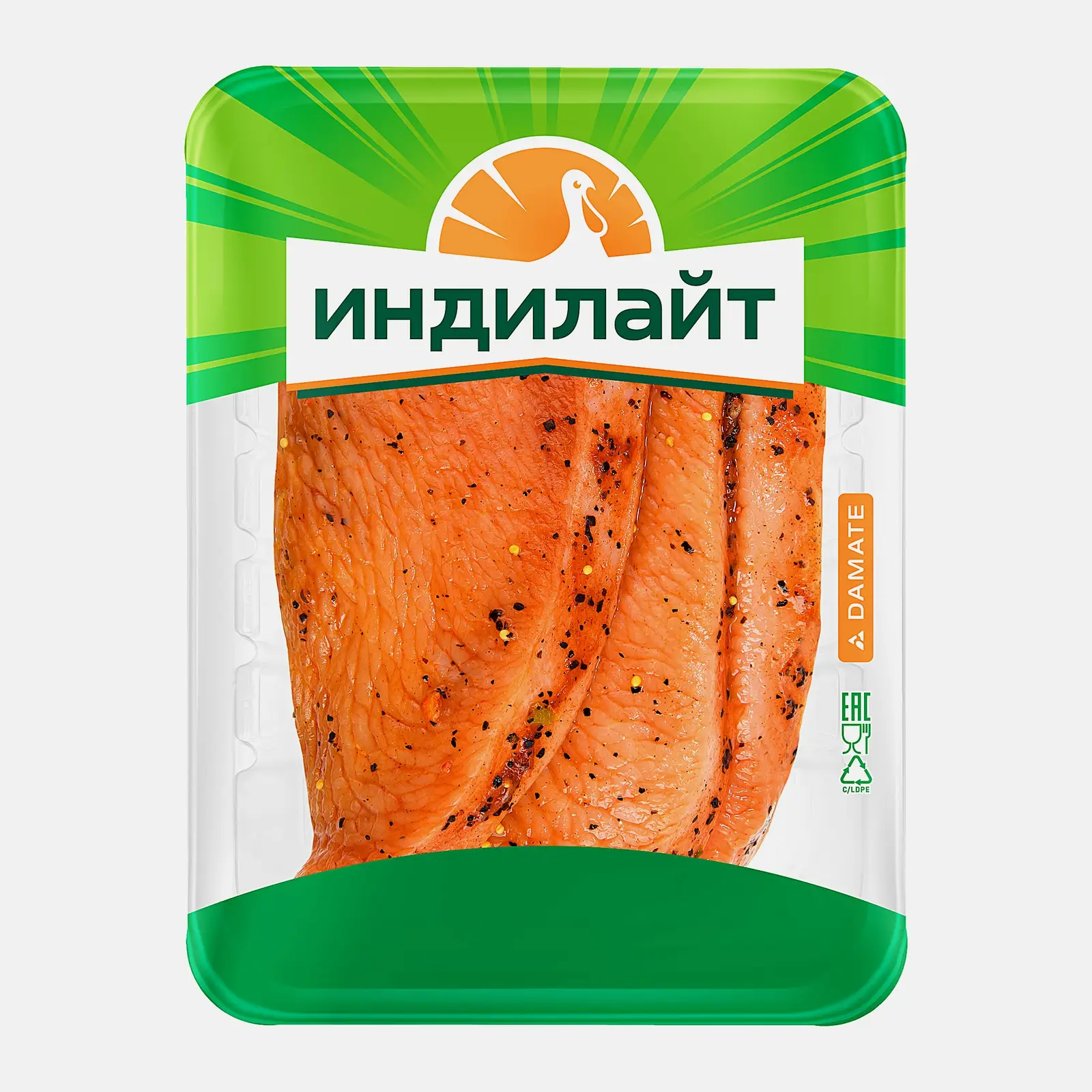 Изображение товара Стейк из индейки Индилайт по-мексикански 600г Изображение товара Стейк из индейки Индилайт по-мексикански 600г