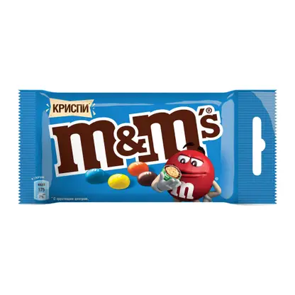 Изображение товара Драже Криспи с хрустящим центром M&M's 36г Изображение товара Драже Криспи с хрустящим центром M&M's 36г
