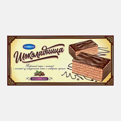 Торт вафельный Классический Шоколадница 240г
