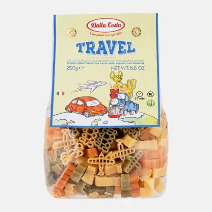 Макароны Dalla Costa Travel фигурные Томаты и шпинат 250г