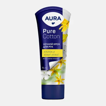 Ночной крем для рук Pure Cotton Aura 75мл