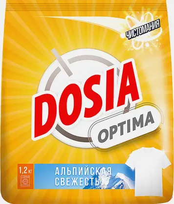 Стиральный порошок Dosia Optima Альпийская свежесть 1.2кг