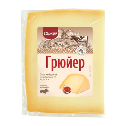 Изображение товара Сыр Сернурский СЗ Грюйер из коровьего молока 50% 150г