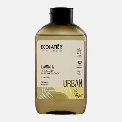 Шампунь для волос Ecolatier Urban Питательный Авокадо и мальва 600мл