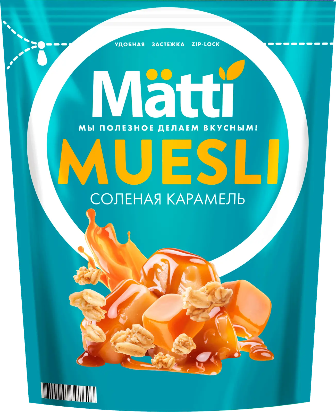 Мюсли Matti Соленая карамель 250г - Магнит-Продукты