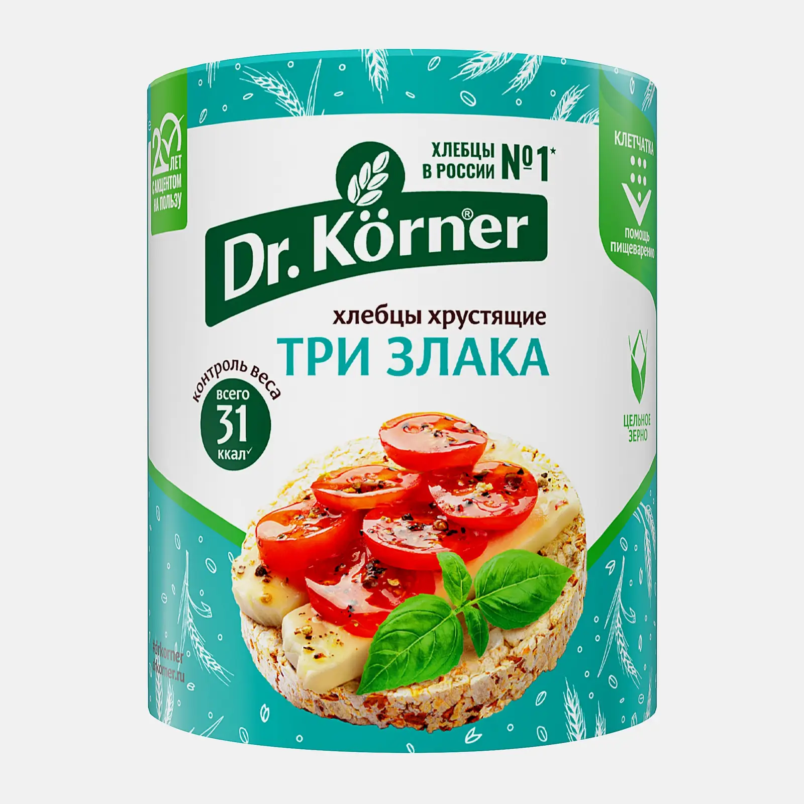 Хлебцы Три злака Dr.Korner 90г Хлебцы Три злака Dr.Korner 90г