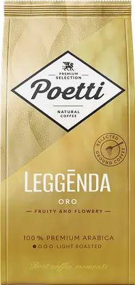 Кофе молотый Poetti Leggenda Oro 250г