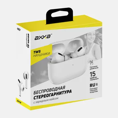 Наушники Axxa TWS беспроводные AB-06 4057