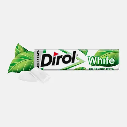 Жевательная резинка Dirol White Мята 13.6г