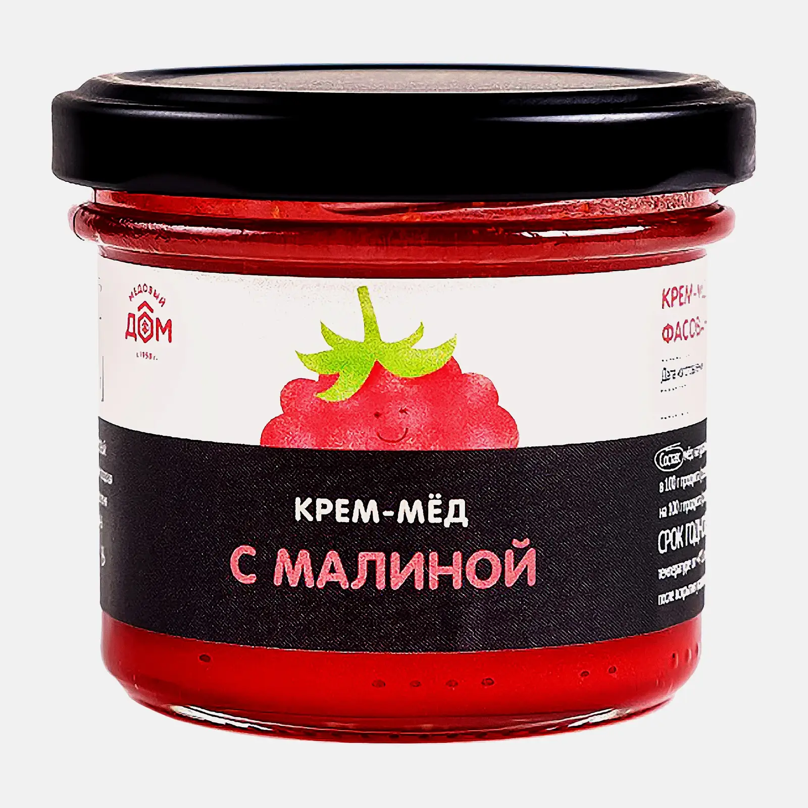 Крем-мёд Медовый Дом с малиной 120г