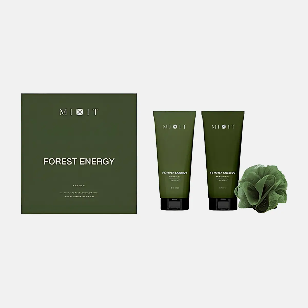 Подарочный набор для мужчин Forest Energy Mixit Гель для душа 200мл + Шампунь 200мл + Мочалка в ассортименте