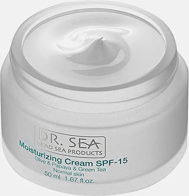 Крем для лица Dr.Sea увлажняющий с зеленым чаем Spf 15 50мл