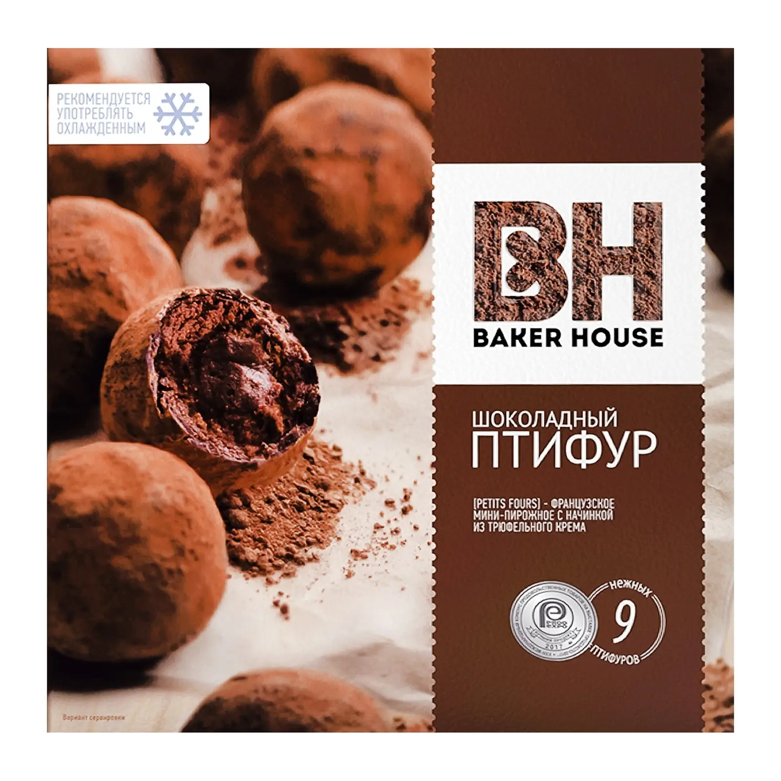 Изображение товара Пирожные с трюфельным кремом Baker House 225г