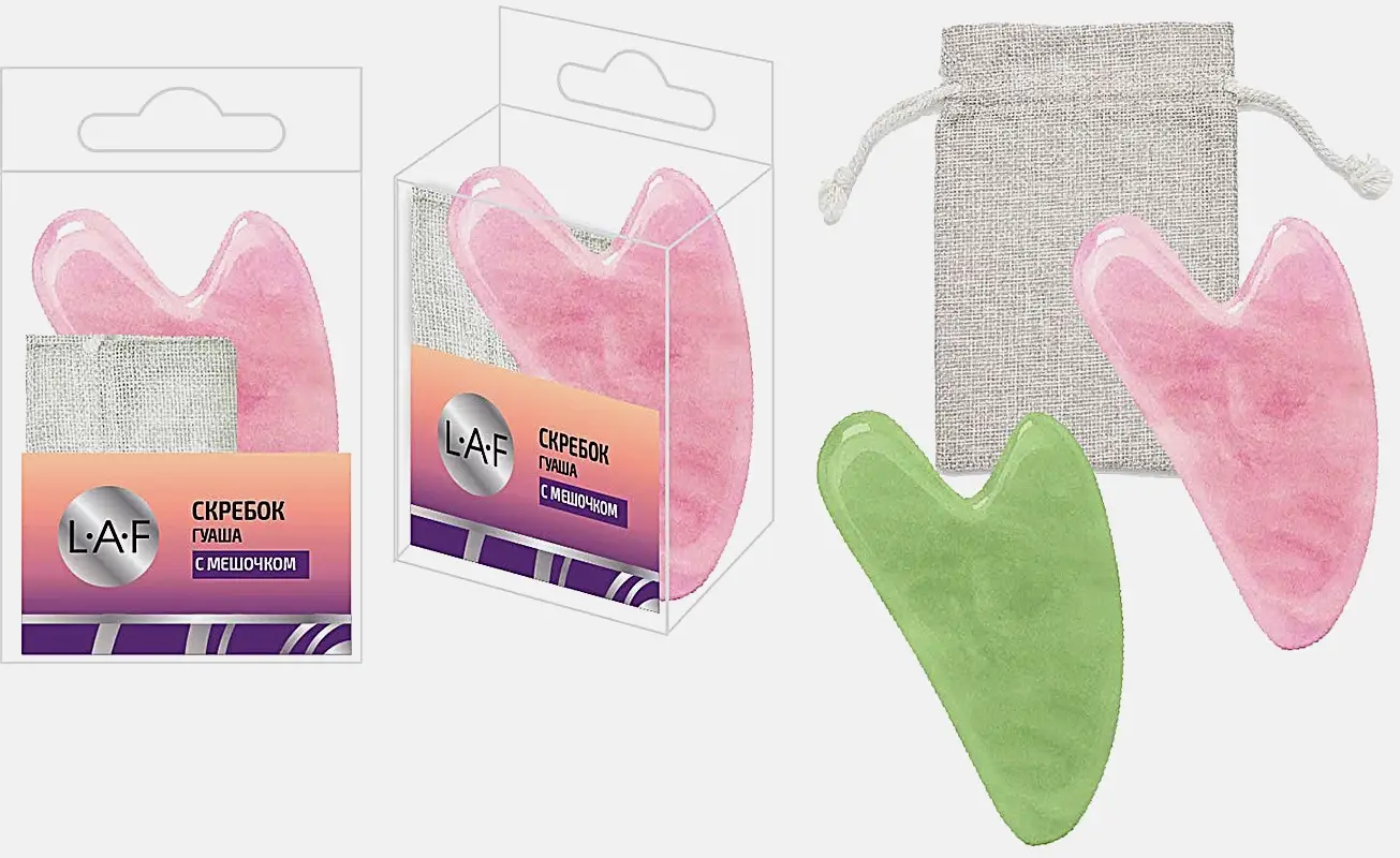 Скребок для лица LAF Гуаша в ассортименте
