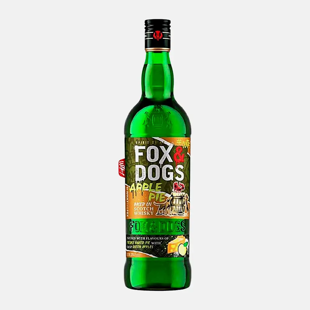 Спиртной напиток Fox & Dogs Apple Pie 40% 700мл Спиртной напиток Fox & Dogs Apple Pie 40% 700мл