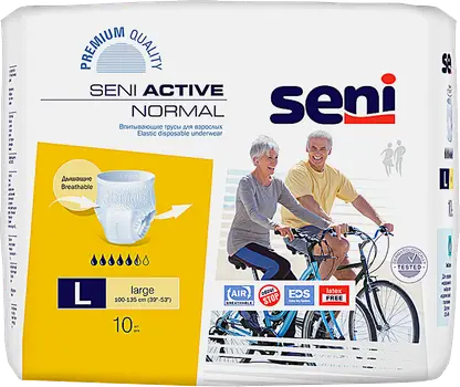 Трусы Seni Active Normal впитывающие L 10шт
