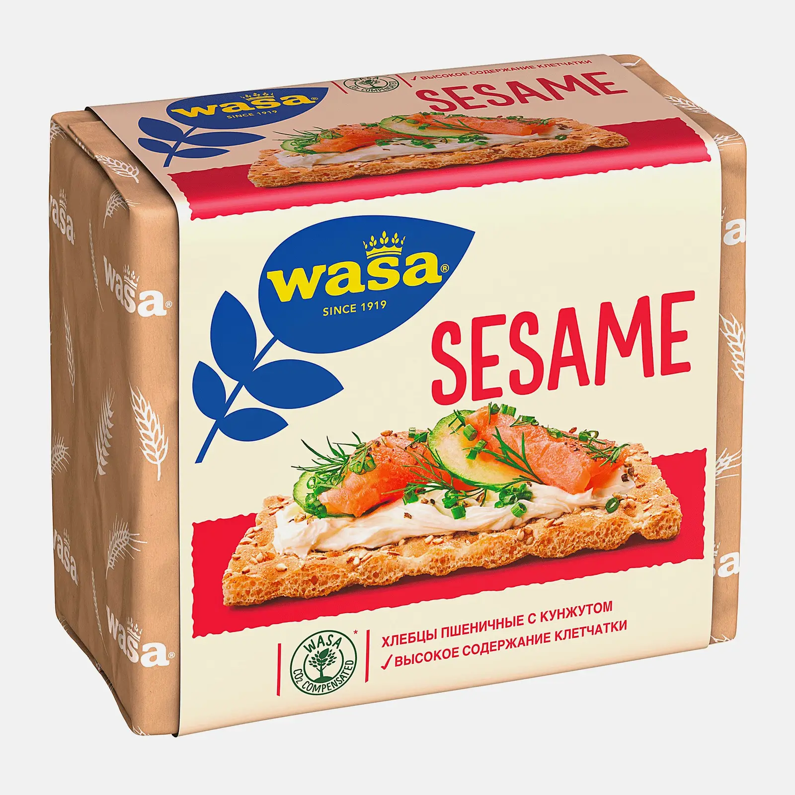 Хлебцы пшеничные с кунжутом Wasa 200г - фото 2