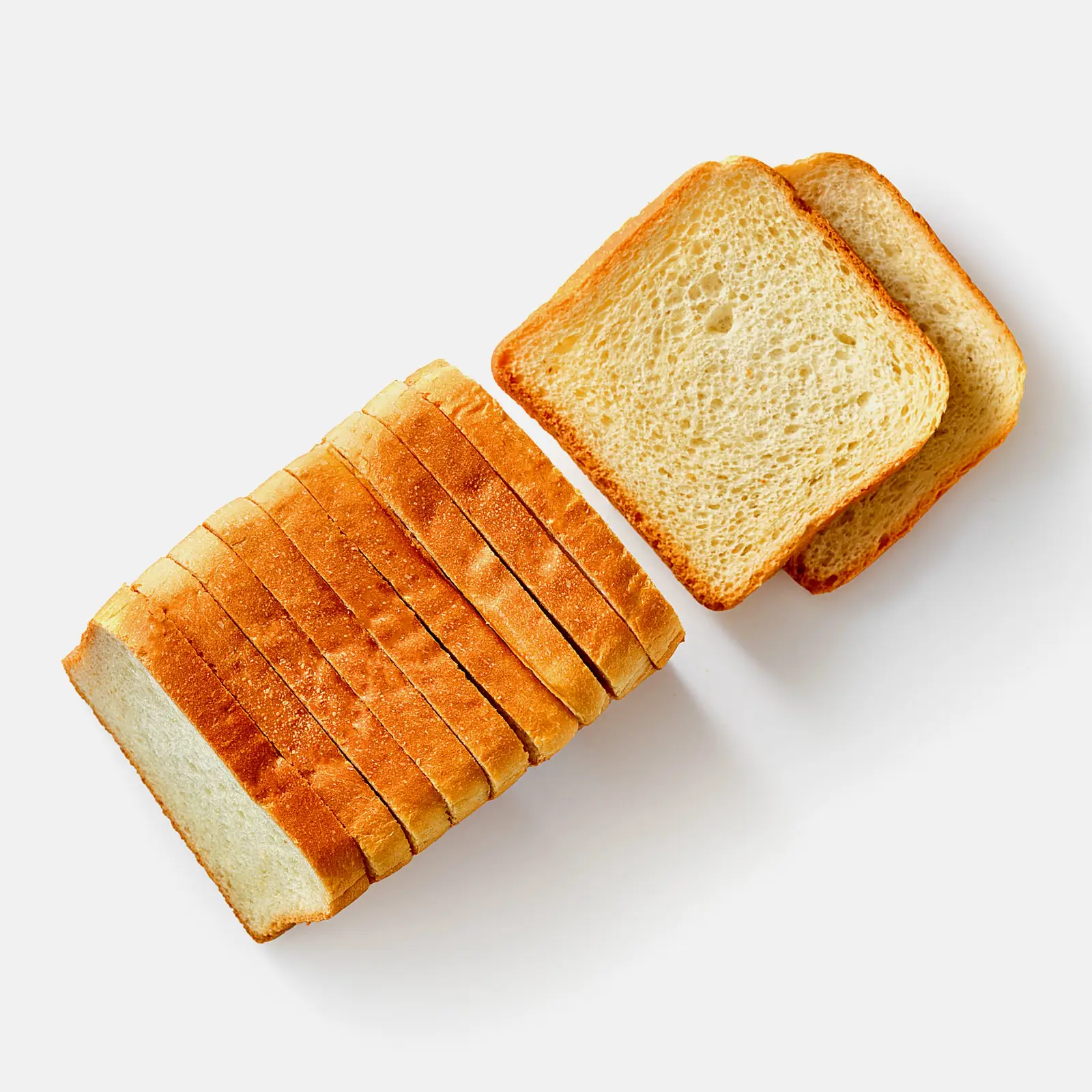 Изображение товара Пшеничный тостовый хлеб нарезанный 320 г Коломенский натуральный ароматный