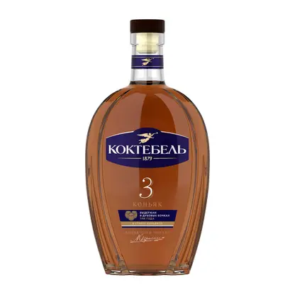 Изображение товара Коньяк Коктебель 3 года 40% 500мл
