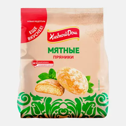 Пряники мятные Хлебный дом 300г