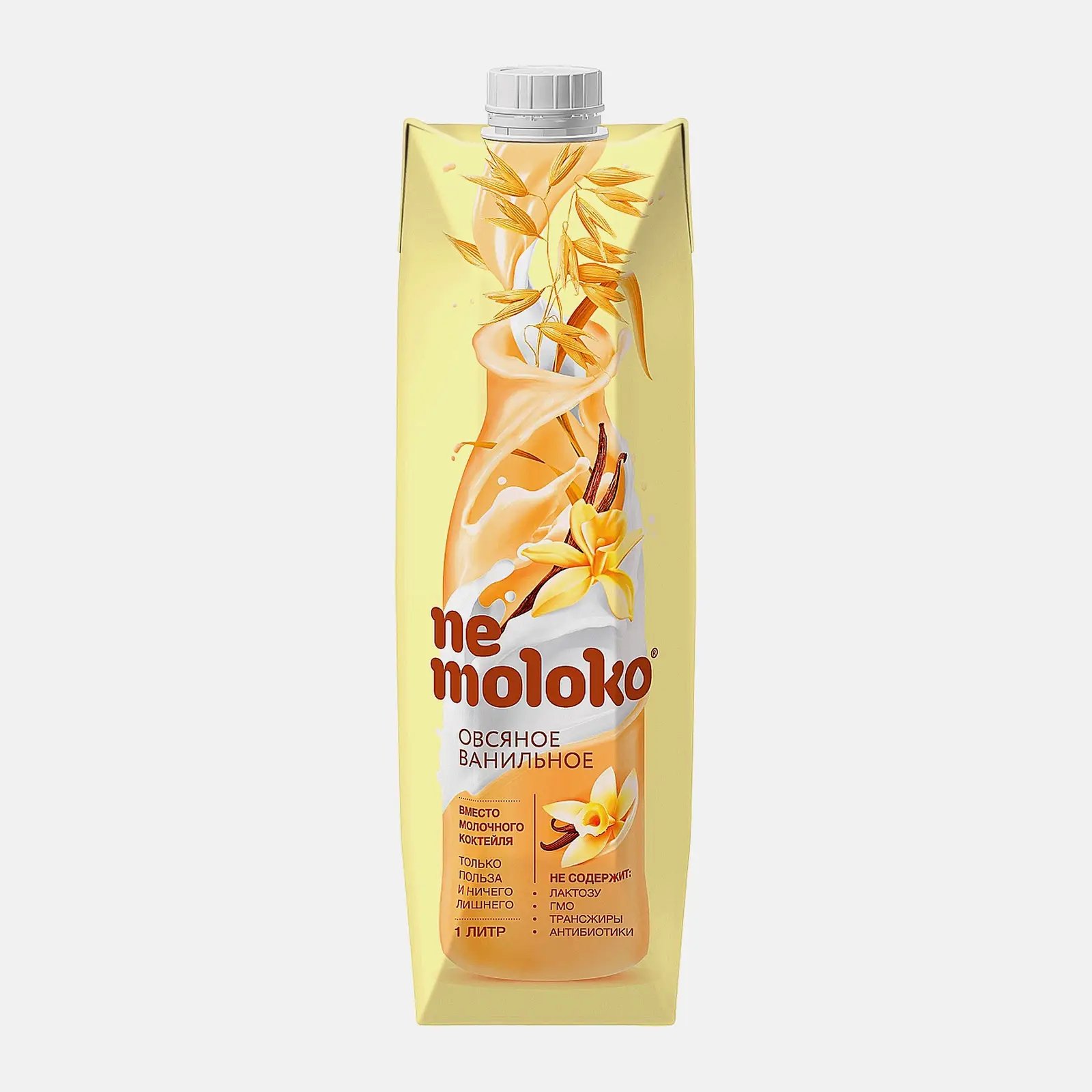Напиток овсяный ванильный Nemoloko 3.2% 1л
