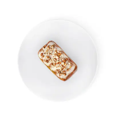 Изображение товара Рулет Майский с арахисовой начинкой Мелонс 100г - свежий и натуральный десерт