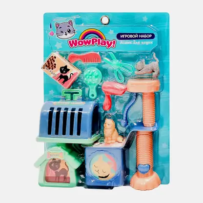 Игровой набор Домик для кошек с аксессуарами D172151 в ассортименте