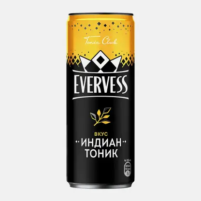 Газированный напиток Индиан Тоник Evervess 330мл