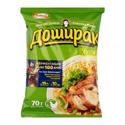 Изображение товара Лапша Доширак Квисти со вкусом курицы 70г