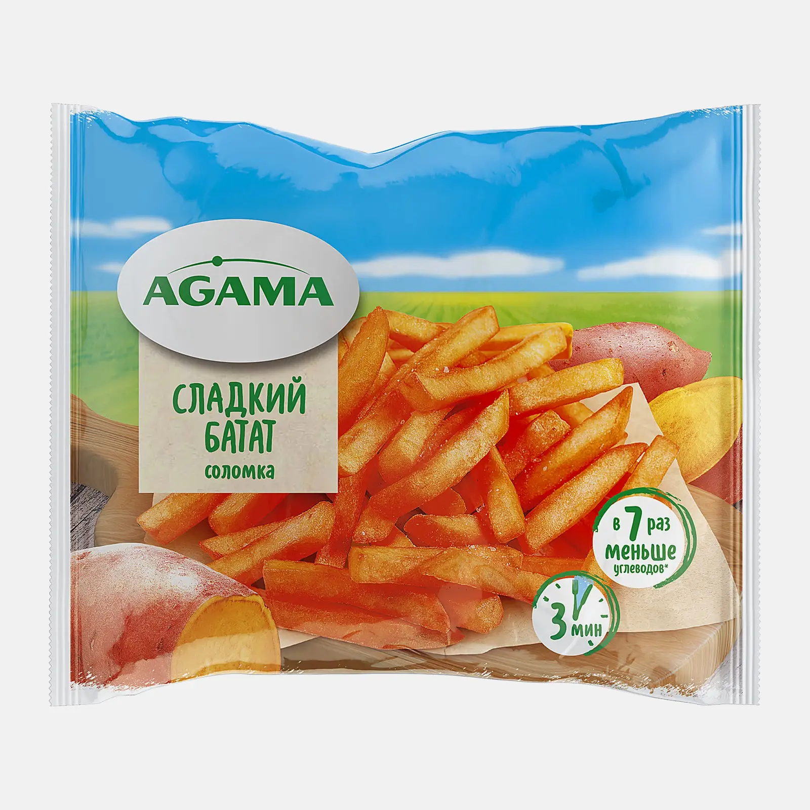 Изображение товара Батат сладкий соломка Agama 400г