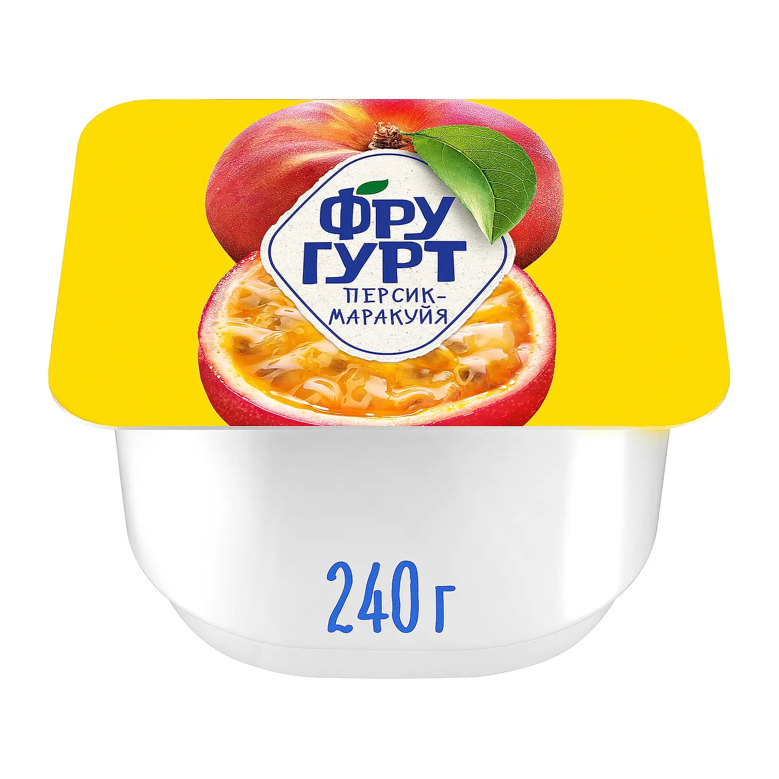 Изображение товара Йогурт Фругурт Персик маракуйя 2% 240г