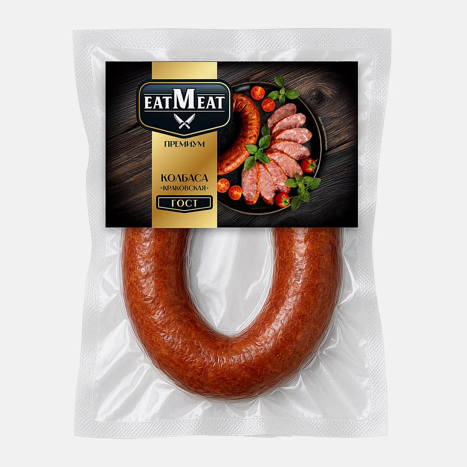 Колбаса Краковская полукопченая Eatmeat Premium 350г