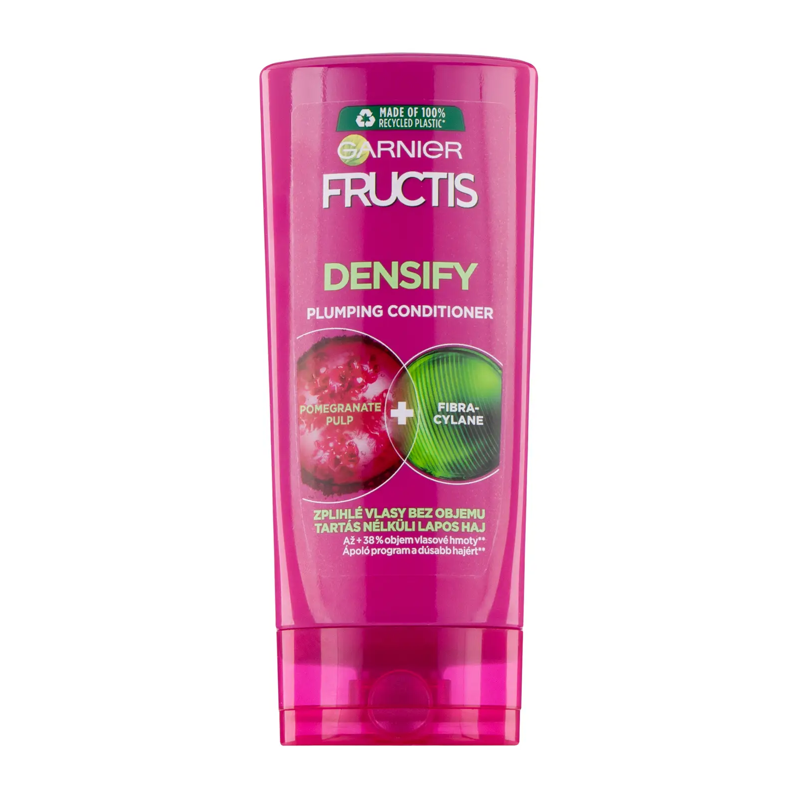 Укрепляющий бальзам-ополаскиватель Garnier Fructis Густые и Роскошные с экстрактом граната и молекулой Фибра-Цилан для волос лишенных густоты 200мл