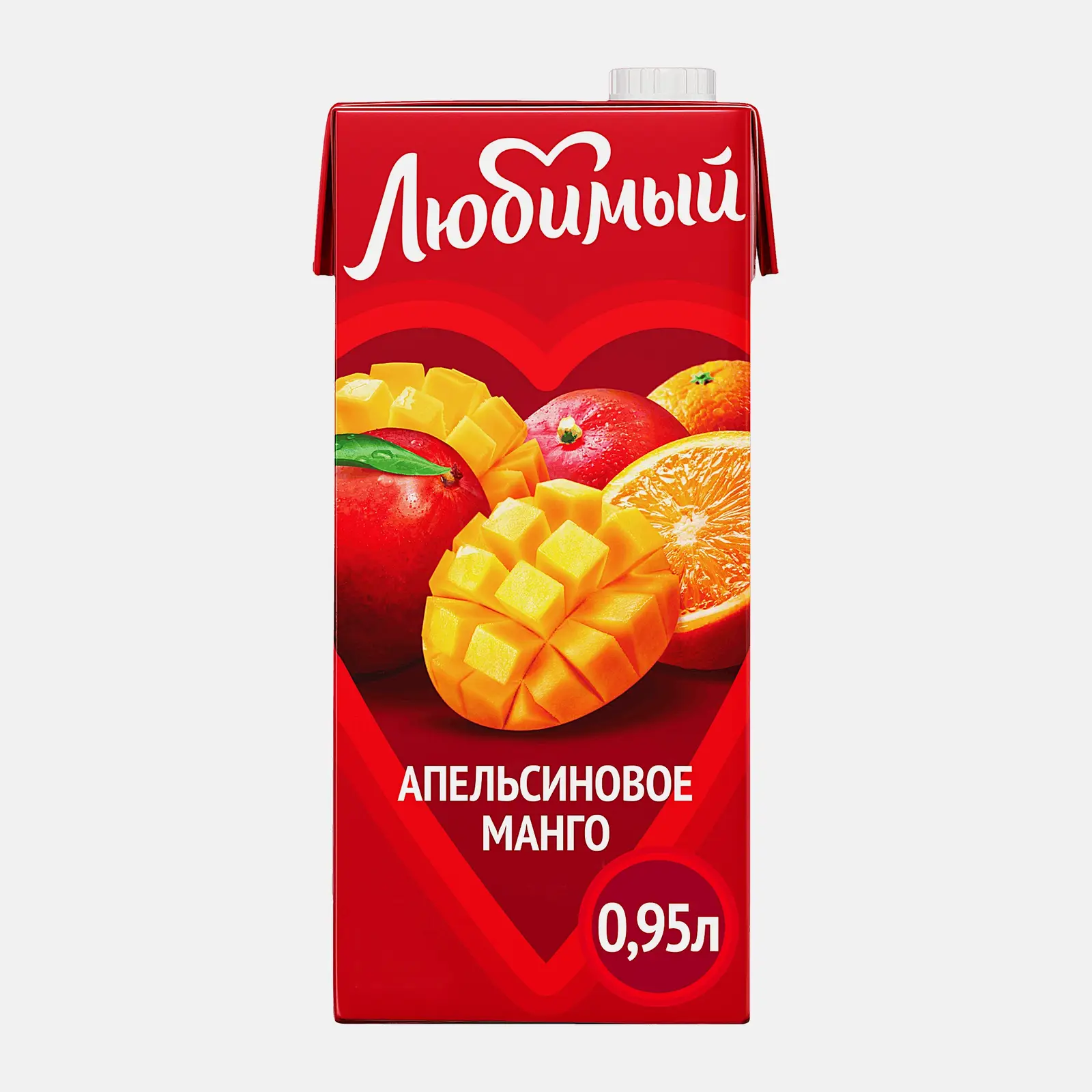 Напиток Любимый Апельсиновое манго 950мл
