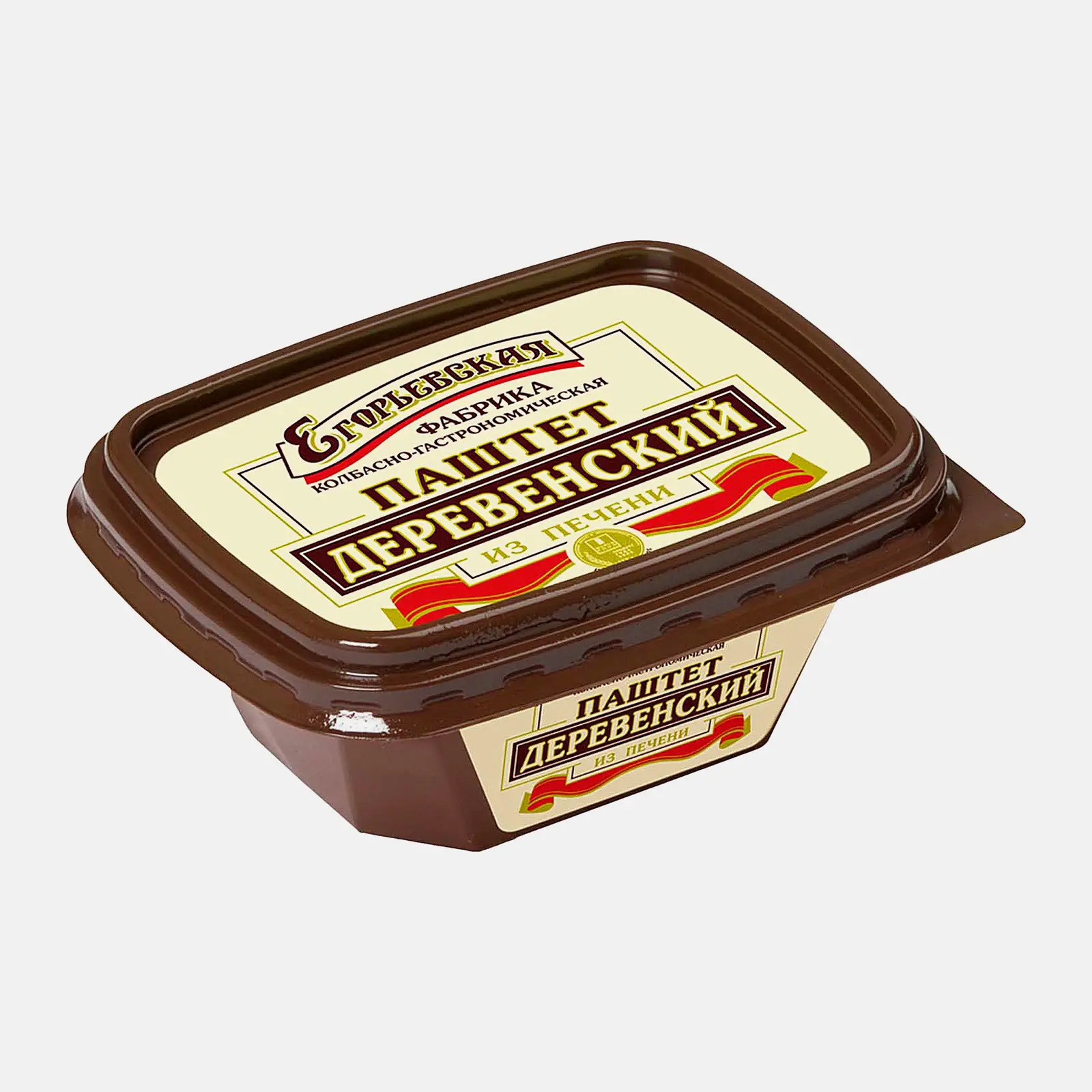 Изображение товара Паштет Егорьевская Деревенский из печени 150г натуральный мясной деликатес