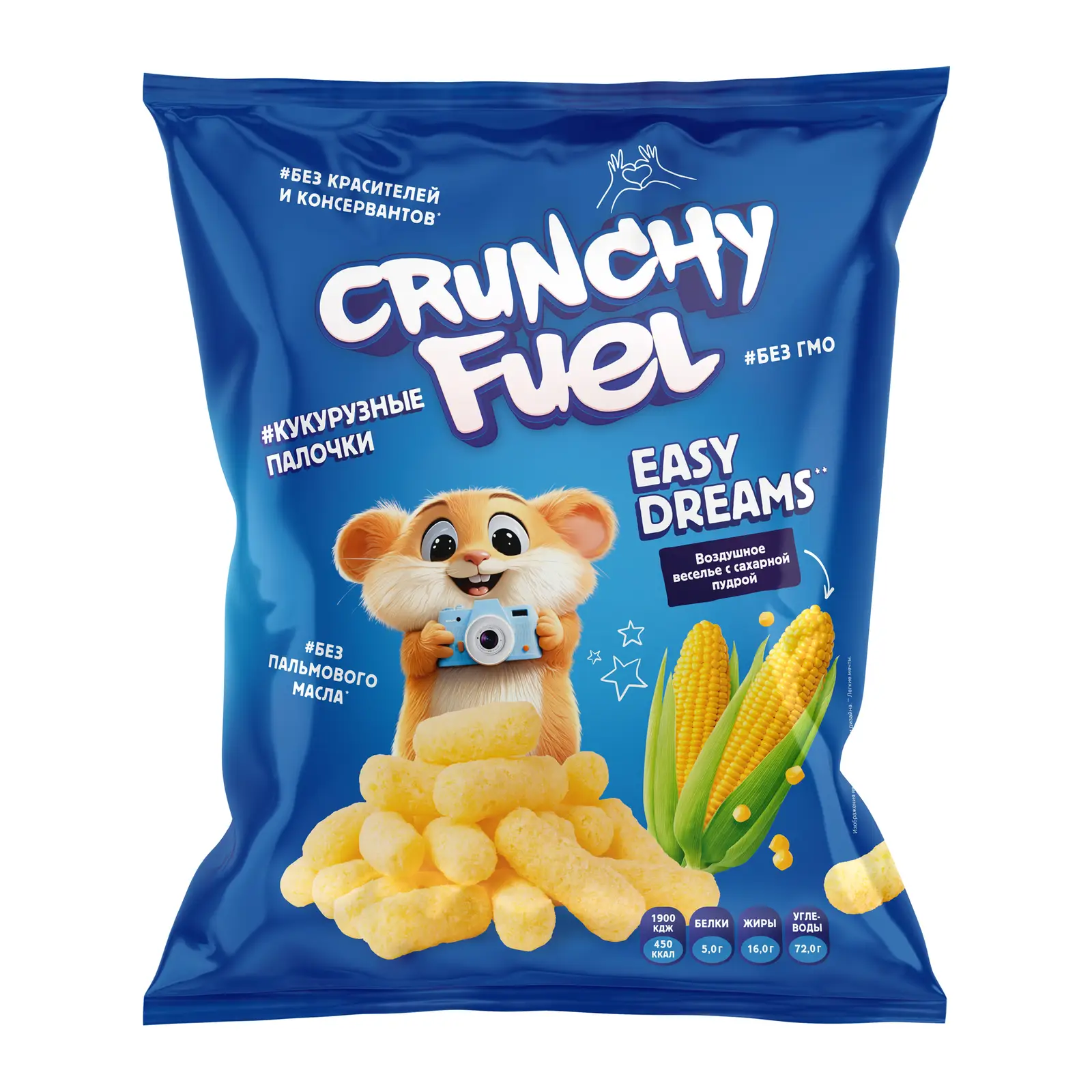 Изображение товара Кукурузные палочки Crunchy Fuel 140г