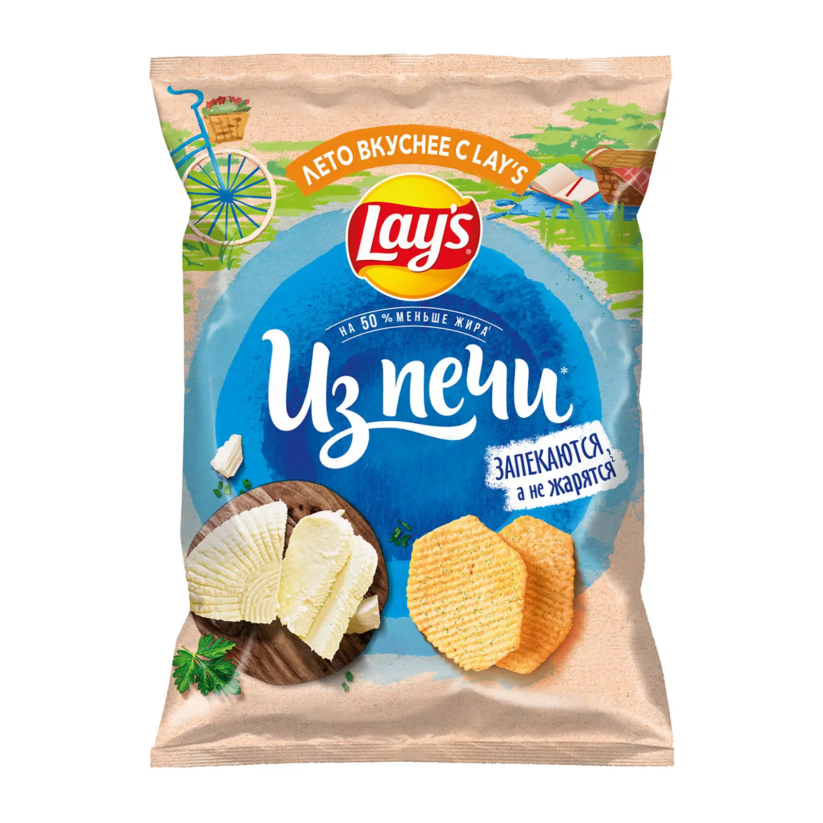 Чипсы Lays Из печи Нежный сыр с зеленью 85г — в каталоге на сайте сети  Магнит | Краснодар