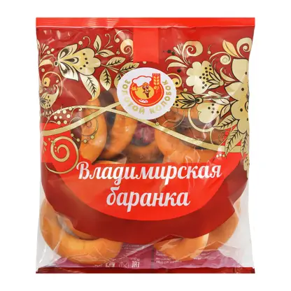 Изображение товара Баранка с ванилью Золотой колобок 350г