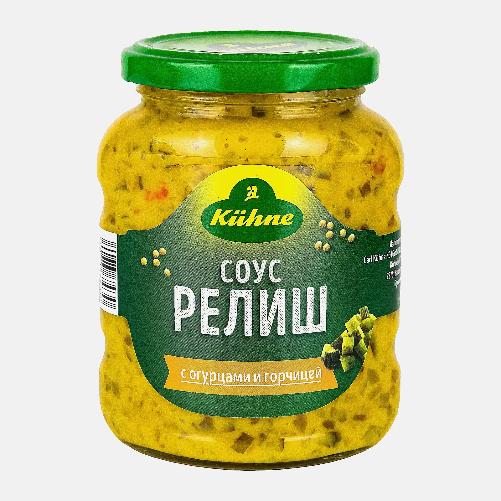 Соус Kuhne Релиш с огурцами и горчицей 350мл Соус Kuhne Релиш с огурцами и горчицей 350мл