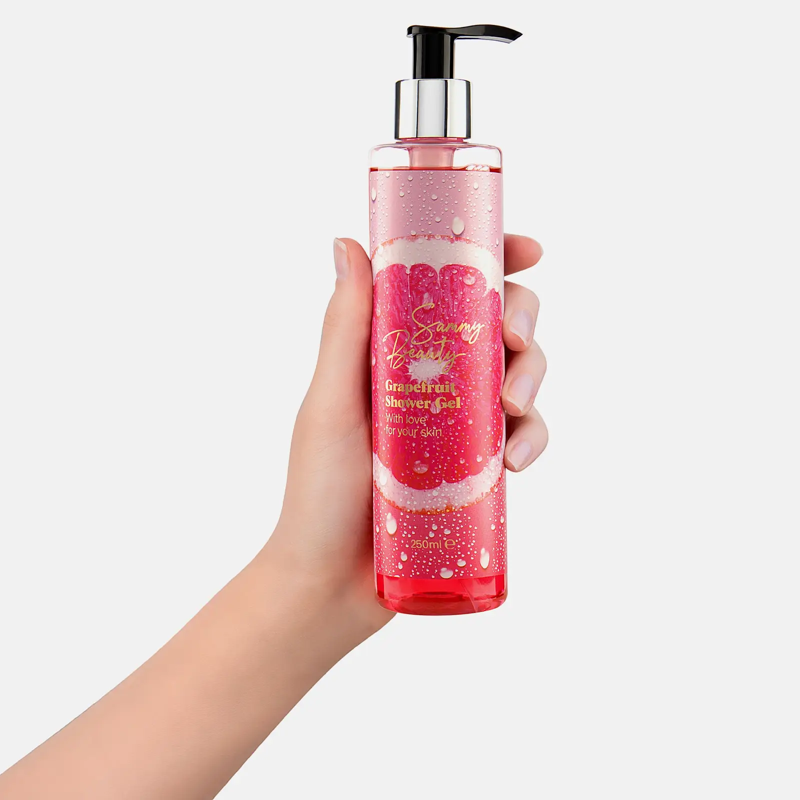 Гель для душа Sammy Beauty Восстанавливающий Увлажняющий Смягчающий Grapefr женский 250мл