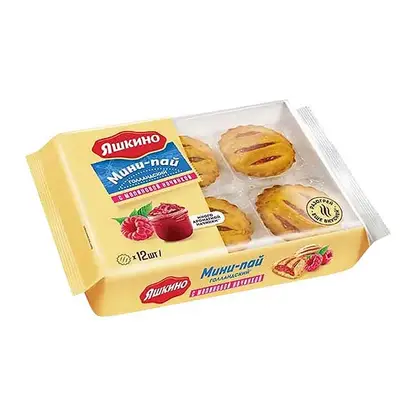 Изображение товара Мини-пай Голландский с малиновой начинкой Яшкино 360г