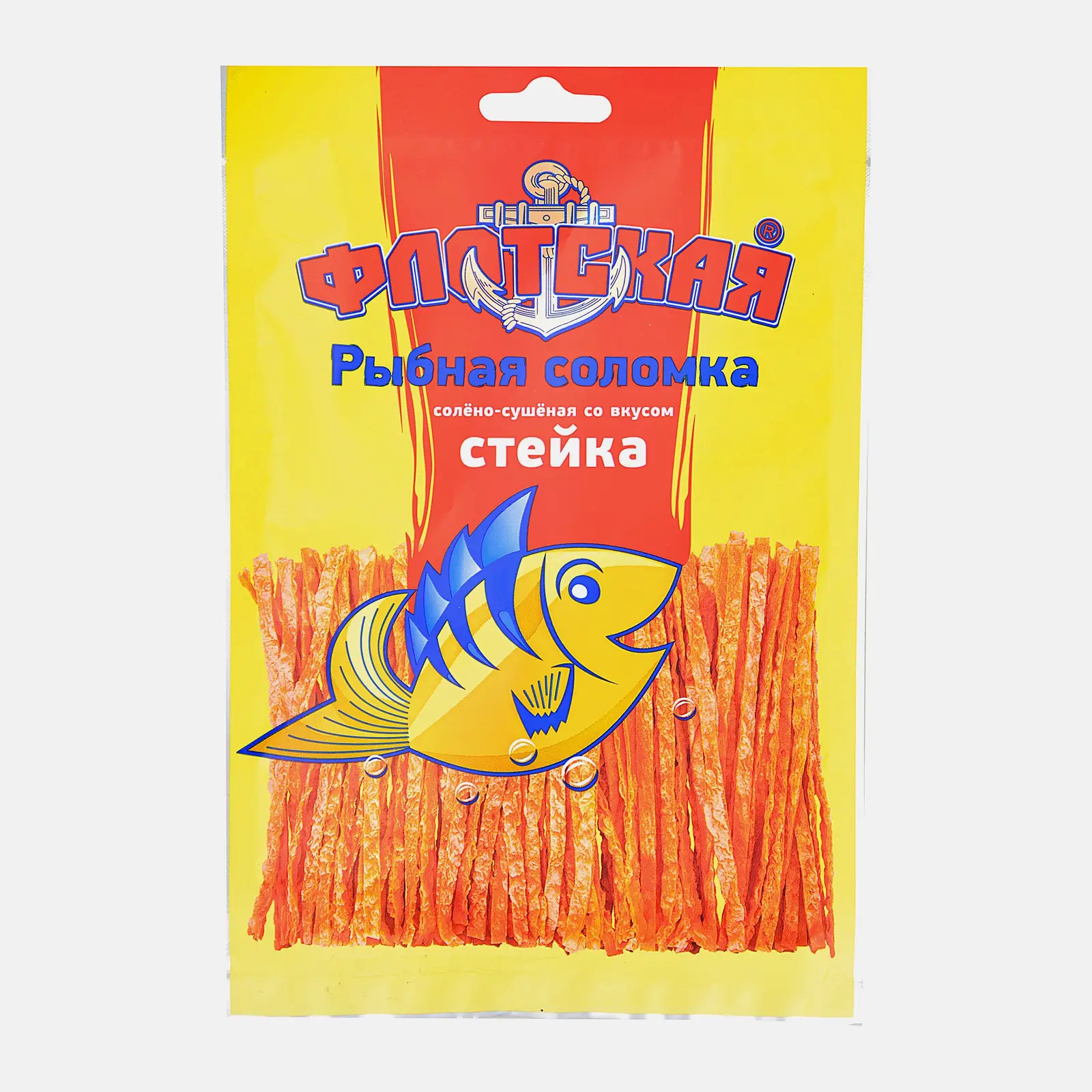 Изображение товара Рыбная соломка Флотская Стейк 30г оригинальная рыбная закуска