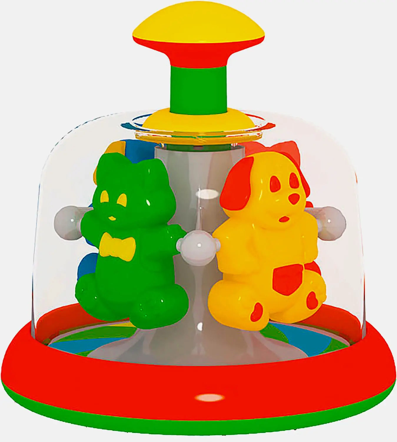 Юла-карусель Стеллар Домашние любимцы в ассортименте