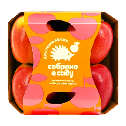Изображение товара Яблоки Хрустящие Собрано в саду 4шт