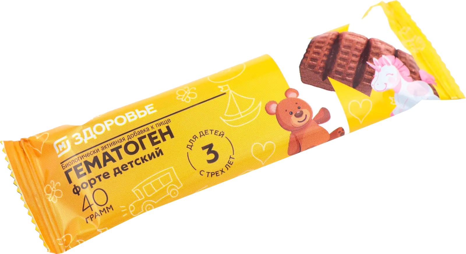 Изображение товара Гематоген М Здоровье форте детский 40г