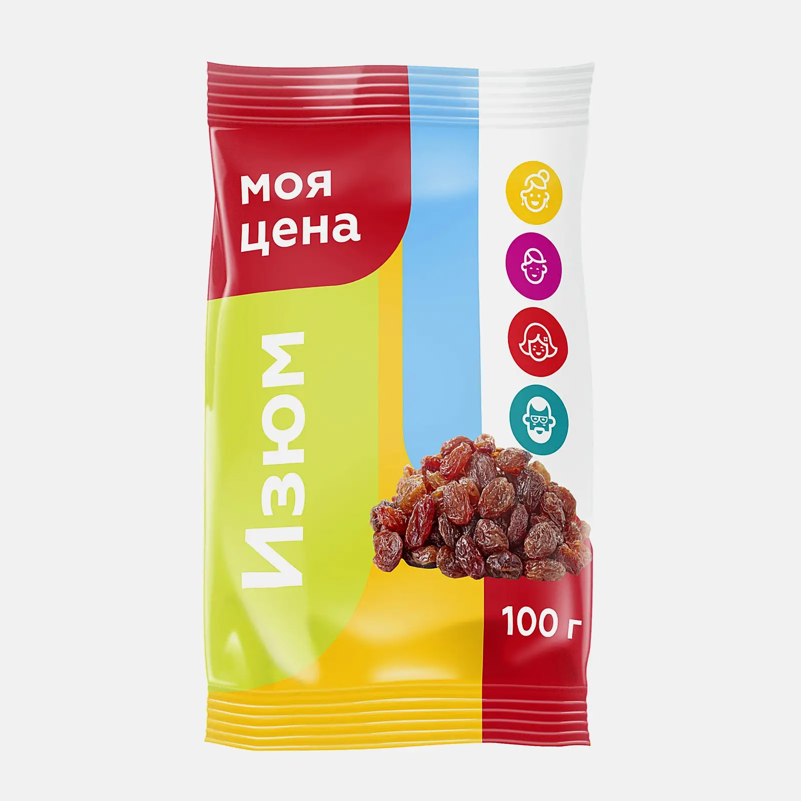Виноград Моя цена сушеный светлый 100г - фото 2