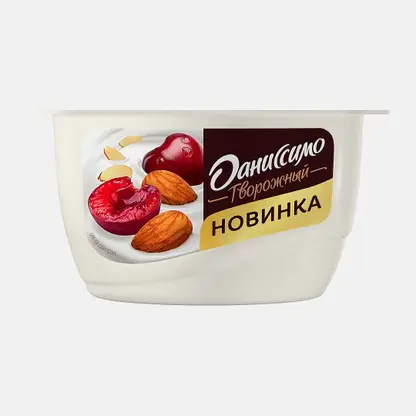 Творожный десерт Даниссимо Вишня-миндаль 6.1% 130г