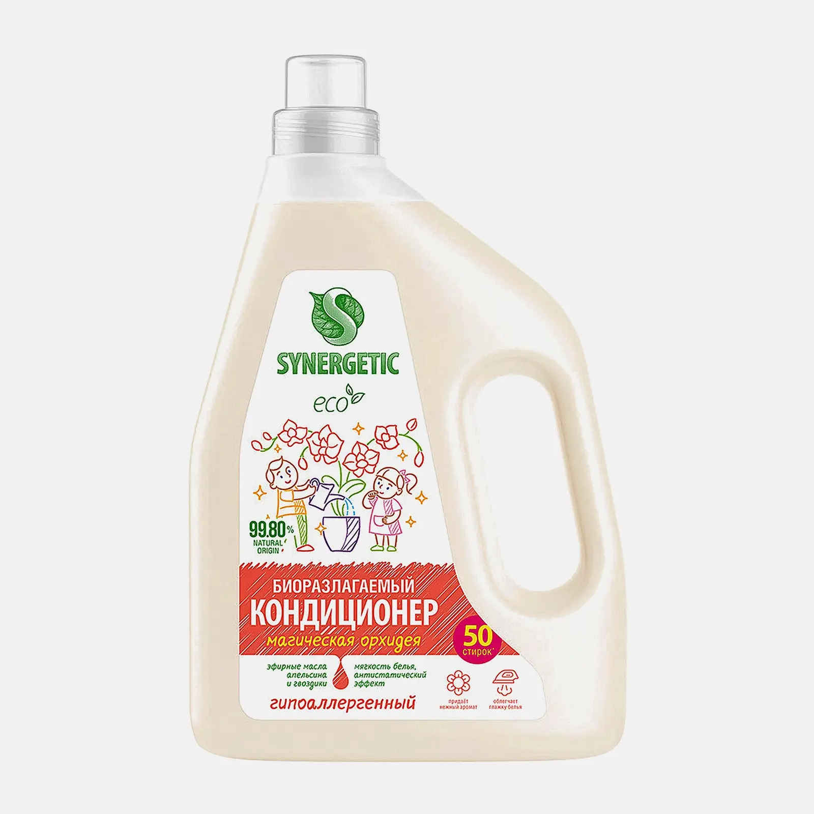Изображение товара Кондиционер для белья Synergetic Магическая орхидея 1.5л гипоаллергенный
